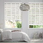 Parchment & Chalk Faux Wood Blind - 50mm Slat