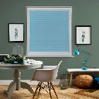 Infusion Solar Pale Blue Neat Fit Pleated Blind