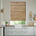 Woodgrain Antique Oak Venetian Blind - 25mm Slat