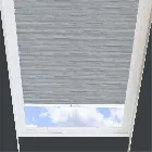 Hive Silkweave Blackout Raven Pleated Skylight Blind