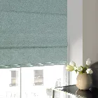 Keswick Ice Roman Blind - Blackout Lining