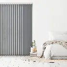 Vitra Blackout Ash Grey 89mm Vertical Blind