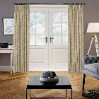 Urban Metallic Cream Curtain