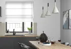 Faux Suede White - Roman Blind