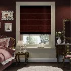 Canterbury Velvet Merlot Roman Blind