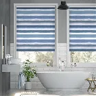 Watercolour Stripe Blue Roller Blind