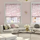 Madelyn Velvet Rose Quartz Roman Blind