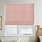 Dotty Rose Roman Blind