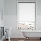 Chromium Thermal Blackout Satin White Roller Blind