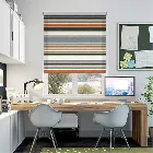 Calcutta Stripe Olive Roller Blind