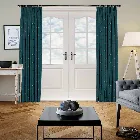 Bumblebee Teal Curtain