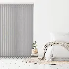 Genesis Blackout Luxe Mid Grey 89mm Vertical Blind