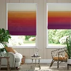 Lumiere Unlined Ombre Sunset Roman Blind