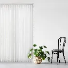 Rossini White 89mm Vertical Blind