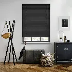 Turin 25mm Matt Black Aluminium Venetian