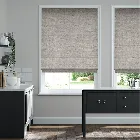 Malvern Woven Grey Roman Blind
