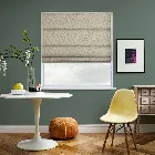Afterglow Parchment Cream Roman Blind