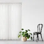 Amaris White 89mm Vertical Blind