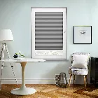 Chateau Blockout Slate Grey Solar/thermal Perfect Fit Pleated Blind