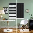Luna Softshade Jet Black Day And Night Blind