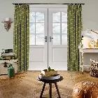 Deer Lichen Green Curtain