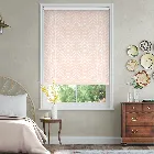Linear Stem Pink Roller Blind