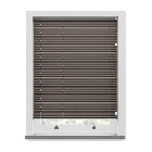 Chateau Blockout Mocha Solar/thermal Pleated Blind