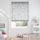 Unicorn Dreams Grey Roman Blind