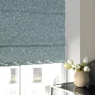 Hexham Sky Roman Blind - Standard Lining