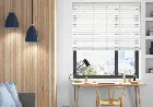 Ecowood Washed White Satin - Venetian Blind