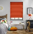 Turin 25mm Flame Orange Aluminium Venetian