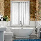Saratoga Bright White Vertical Blind