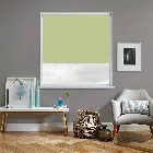 Bella Blackout Moss Green Electric Roller Blind