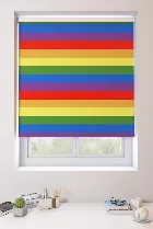Rainbow Stripe Roller Blind