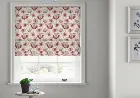 Helix Red - Roman Blind