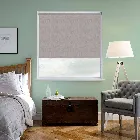 Metz Pvc Blackout Ash Grey Electric Roller Blind