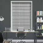 Granite Madera Faux Wood Blind - 50mm Slat