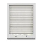 Mirabella Solar Crush Ivory White Solar/thermal Pleated Blind