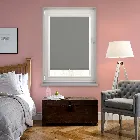 Bella Blackout Tropez Grey Perfect Fit Roller Blind