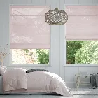 Lumiere Unlined Kirkland Soft Pink Roman Blind