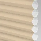 Perfect Fit Hive Plain Barley Duo Thermal Blind