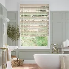 Natural Pine Faux Wood Blind - 50mm Slat