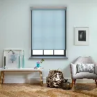 Splash Brittany Blue Electric Roller Blind