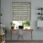 Smokey Ash & Smoke Faux Wood Blind - 50mm Slat