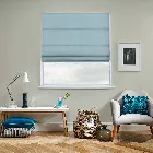 Velvet Sky Light Blue Roman Blind