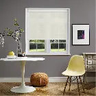 Splash Paper White Electric Roller Blind