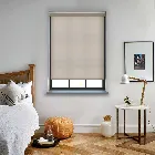 Splash Natural Hessian Electric Roller Blind
