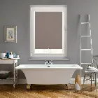 Bella Blackout Latte Brown Perfect Fit Roller Blind