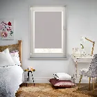 Shimmer Blackout Mid Grey Perfect Fit Roller Blind