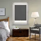 Unicolour Fr Black Perfect Fit Roller Blind